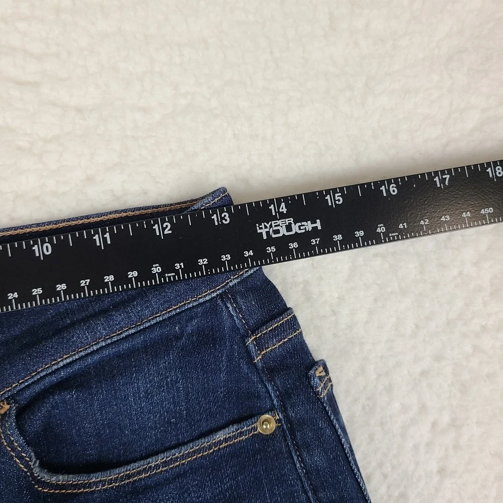 FRAME Jeans Womens 26x27 Blue Le Nouveau Straight Dark Wash Denim - Picture 5 of 14